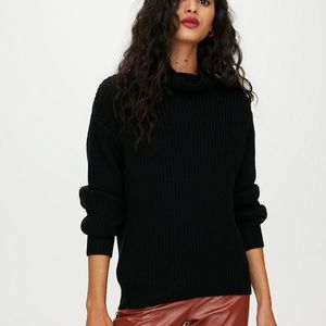 Aritzia/Wilfred Rib Wool Turtleneck Sweater